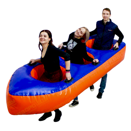 Racing boat inflatable game